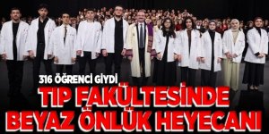 Atatürk Üniversitesi Tıp Fakültesinde beyaz önlük heyecanı