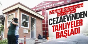 İktidarın af paketi yürürlükte! Tahliyeler başladı