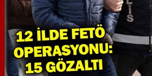 12 ilde FETÖ operasyonu: 15 gözaltı