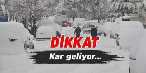 Kuvvetli kar yağışı uyarısı