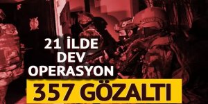 DEAŞ operasyonunda 357 gözaltı