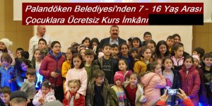 Palandöken Belediyesi’nden 7–16 Yaş Arası Çocuklara Ücretsiz Kurs İmkânı