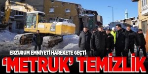 Erzurum'da Metruk temizlik