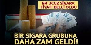 Bir sigara grubuna daha zam geldi