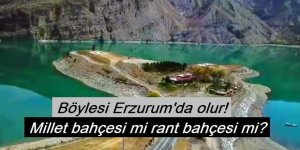 Böylesi Erzurum'da oldu: Millet bahçesi mi rant bahçesi mi?