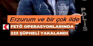 FETÖ'ye yönelik nokta operasyon: 223 şüpheli yakalandı!