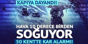 Kar yeniden kapıya dayandı: Hava 10 derece birden soğuyor!