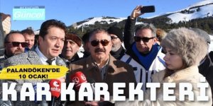 Gazeteciler 10 Ocak'ta Palandöken'de kaydı