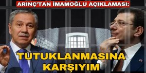 Arınç: Makam sahiplerinin tutuklanmasına karşıyım