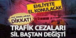 Trafik cezaları değişti!