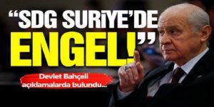 Bahçeli'den SDG açıklaması