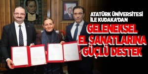 Atatürk Üniversitesi ile Kudaka’dan geleneksel el sanatlarına güçlü destek
