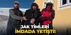 Erzurum'da JAK timleri imdada yetişti