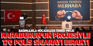Karaburun’un projesiyle 170 polis sigarayı bıraktı