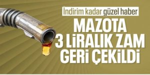 Motorinde dev zam iptal oldu