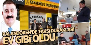 Palandöken’de taksi durakları sıcak yuvaya dönüştü