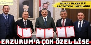 Ülker ile Erzurum'da Gastronomi Lisesi protokolü imzalandı