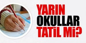 Erzurum'da yarın okullar tatil mi?