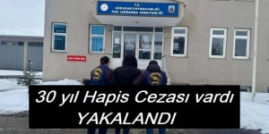 Erzurum'un Horasan ilçesinde, hakkında 30 yıl 8 ay 15 gün kesinleşmiş hapis cezası bulunan firari hükümlü yakalandı.