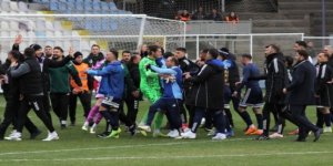 Olaylı maç: Keçiörengücü yenilgiyi hazmedemedi