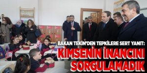 Bakan Tekin: Milletimizi kökleriyle geleceğe taşıyoruz