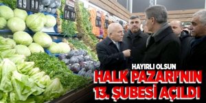 Halk Pazarı'nın 13. şubesini açtı
