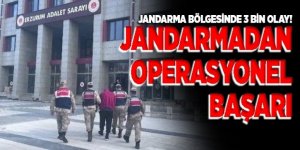 Erzurum'da Jandarmadan operasyonel başarı