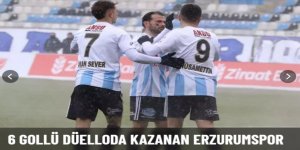6 gollü düelloda:  Erzurumspor 4 attı