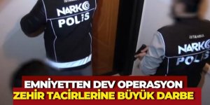 Erzurum ve 66 ilde dev operasyon: Uyuşturucu madde satıcılarına vurgun!