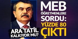MEB öğretmenlere sordu