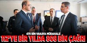 Erzurum 112’ye bir yılda 808 bin çağrı