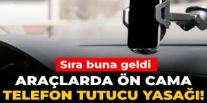 Şimdi de araçlarda ön cama telefon tutucu yasağı! Cezası ağır olacak...