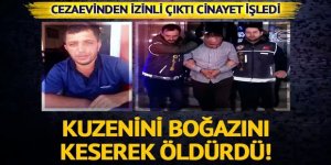 Erzurum'da Cezaevinden çıktı kuzeninin eşini öldürdü!
