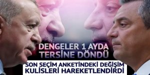 Son seçim anketinde dengeler değişti! 1 ayda tablo tersine döndü: AK Parti ve CHP'nin oy oranları dikkat çekti