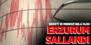 Erzurum'da 3,2 büyüklüğünde deprem