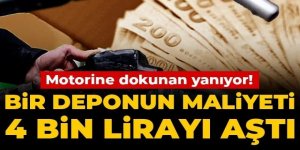Motorine dokunan yanıyor! Bir deponun maliyeti 4 bin lirayı aştı