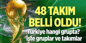 İşte 2026 Dünya Kupası'da katılacak 48 takım ve grupları
