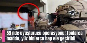 Erzurum ve 58 ilde 2 tonun üzerinde uyuşturucu ele geçirildi