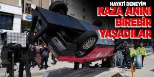 Erzurum'da Kaza anı simülasyonla anlatıldı