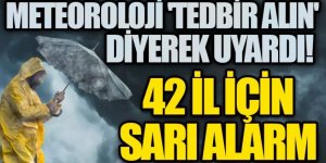 Sıcaklıklar mevsim normallerinin altında...Meteoroloji 42 ili uyardı