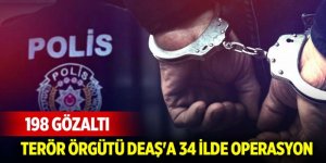 Terör örgütü DEAŞ'a Erzurum ve 33 ilde operasyon: 198 gözaltı