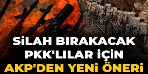 Silah bırakacak PKK'lılar için AKP'den yeni öneri