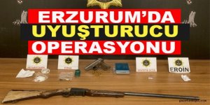 Erzurum'da Araçta uyuşturucuyla yakalanan zanlı tutuklandı