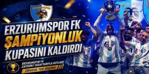 Şampiyon kupasını aldı