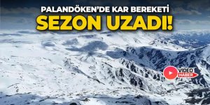 Palandöken’de kar bereketi, sezon uzadı