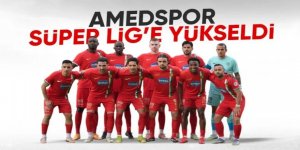 Amedspor Süper Lig'e yükseldi