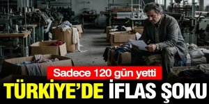 Türkiye’de iflas şoku