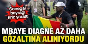 Amedsporlu Diagne'ye polis müdahalesi: Senegal bayrağını PKK flaması sandılar!