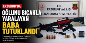 Erzurum'da baba oğlunu bıçakladı