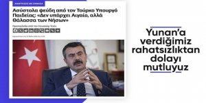 Müfredat değişikliği Yunanistan'ı rahatsız etti: Basın bu kez Yusuf Tekin'i hedef aldı